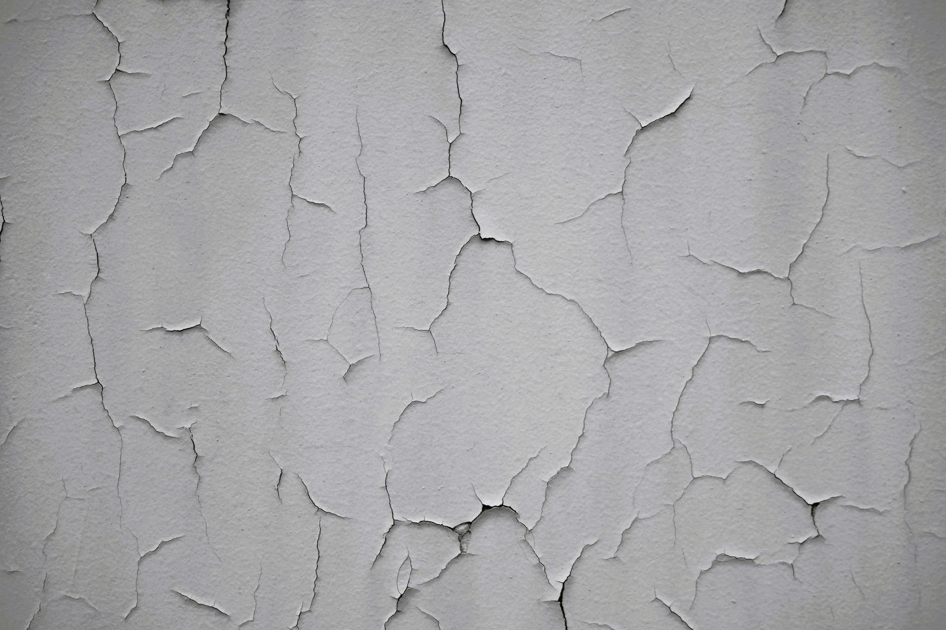 Detailed shot of a cracked and weathered wall showing decay and surface texture.